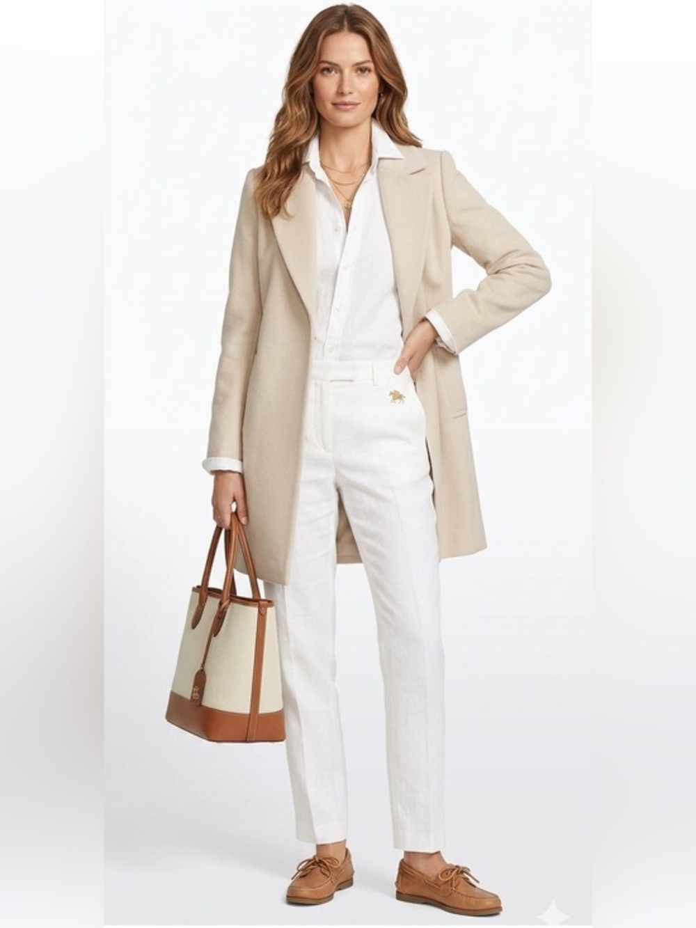 H&M Creme Coat